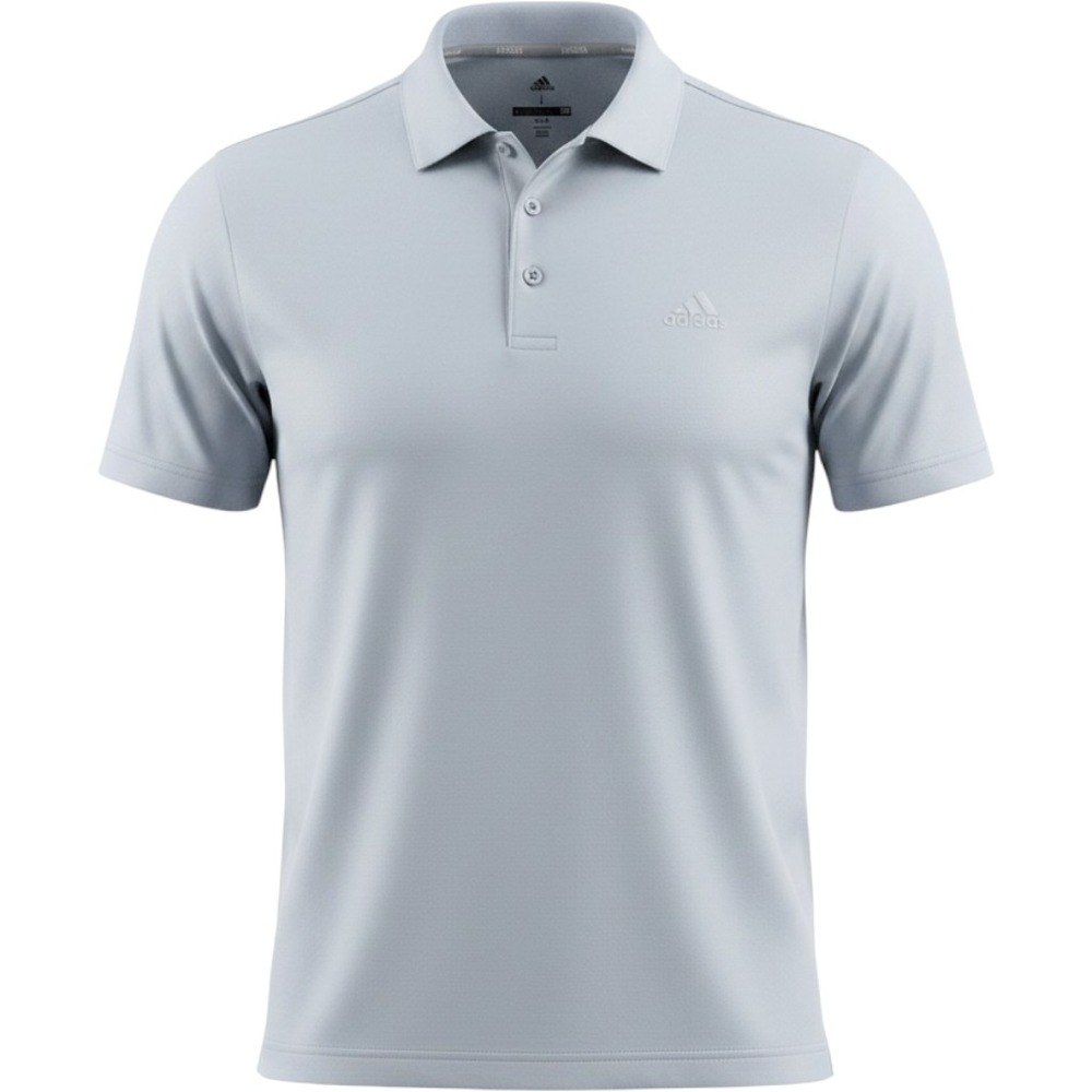 Adidas Golf Polo Shirt Short Sleeve Performance‎ Baby Blue Large Mens